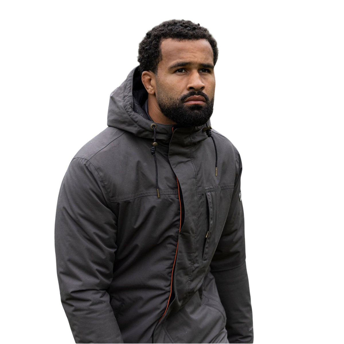 Charcoal - Lifestyle - Trespass Mens Macleod DLX Padded Waterproof Jacket