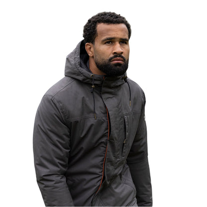 Charcoal - Lifestyle - Trespass Mens Macleod DLX Padded Waterproof Jacket