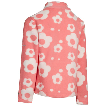 Peach Pink - Back - Trespass Childrens-Kids Melsa AT200 Fleece Jacket