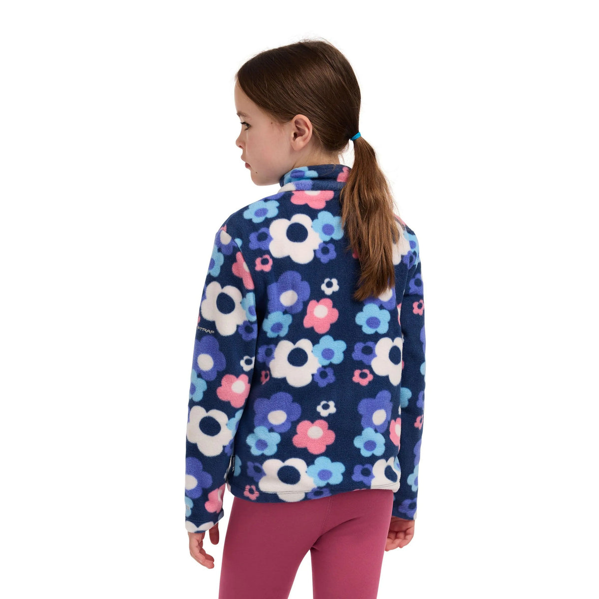 Navy Peony - Pack Shot - Trespass Childrens-Kids Melsa AT200 Fleece Jacket