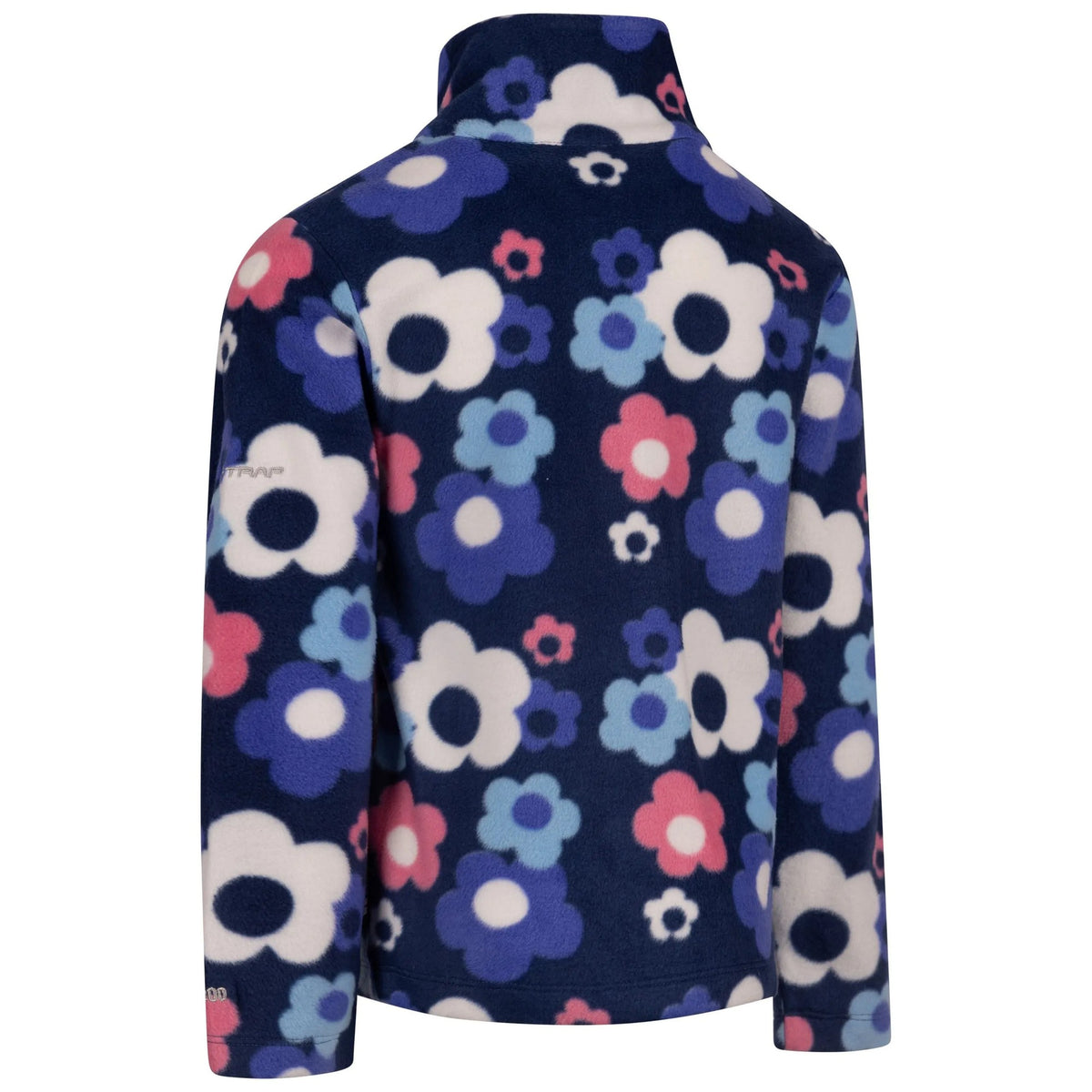 Navy Peony - Back - Trespass Childrens-Kids Melsa AT200 Fleece Jacket