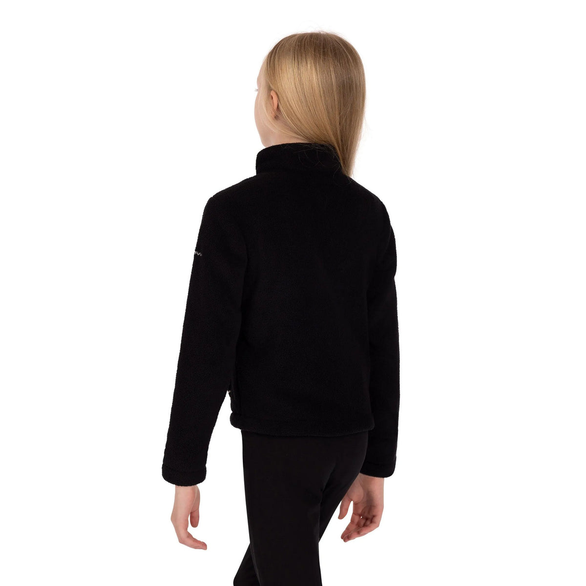 Black - Lifestyle - Trespass Childrens-Kids Willowglen Fleece Jacket