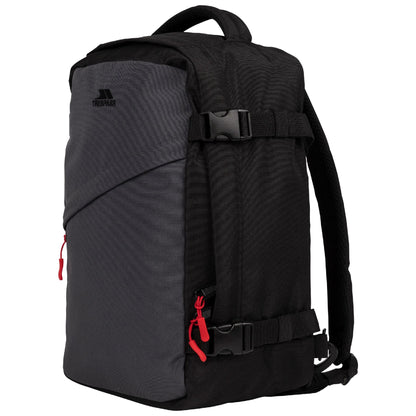 Black - Close up - Trespass Ervol 24L Cabin Bag