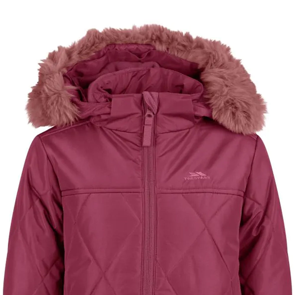 Rose Blush - Side - Trespass Girls Daven Jacket