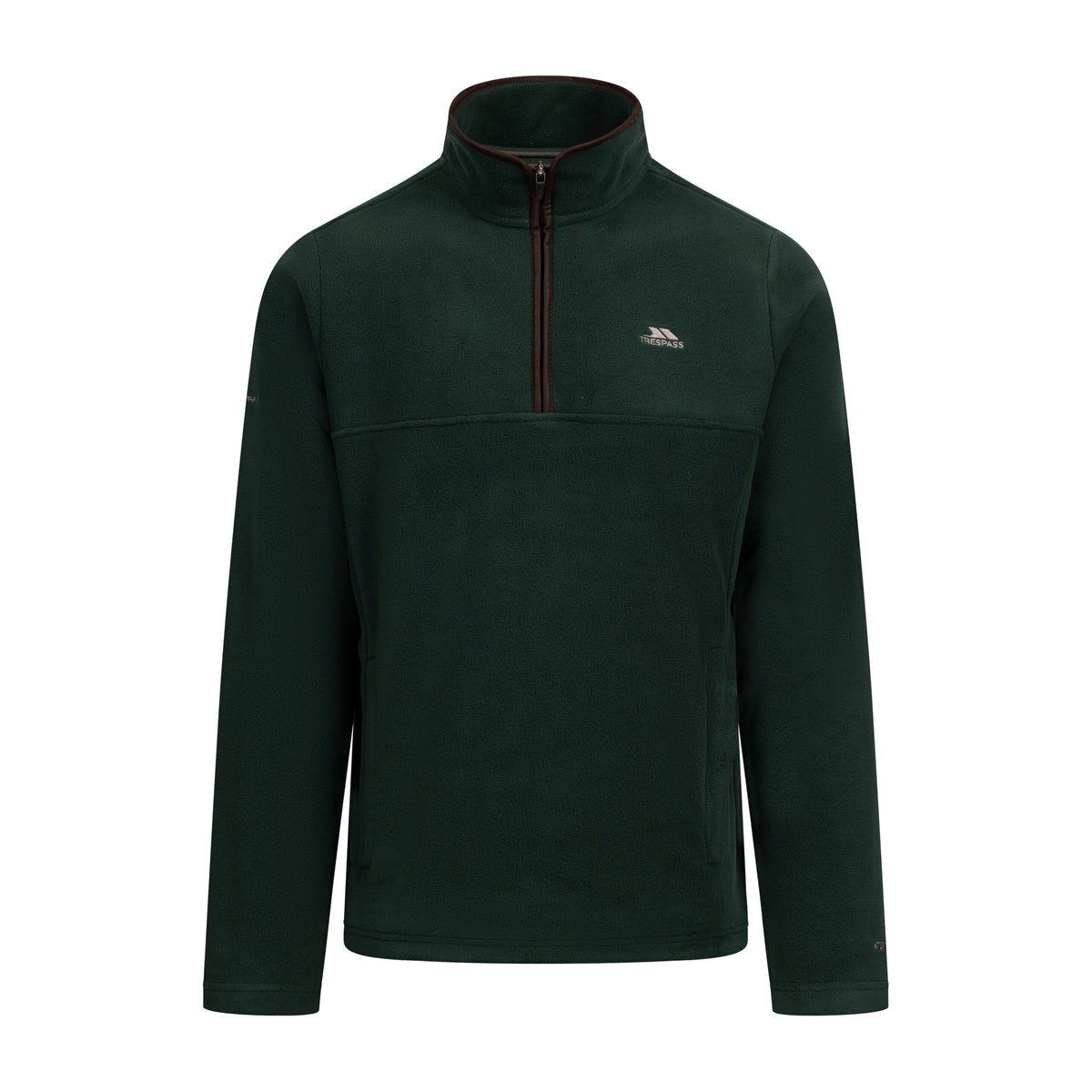 Dark Green - Front - Trespass Mens Huntar Fleece Top