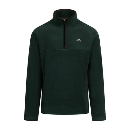 Dark Green - Front - Trespass Mens Huntar Fleece Top