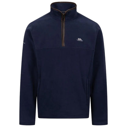 Navy - Front - Trespass Mens Huntar Fleece Top