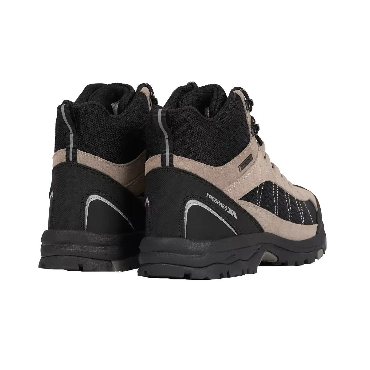 Black - Back - Trespass Mens Scarp Mid Cut Boots