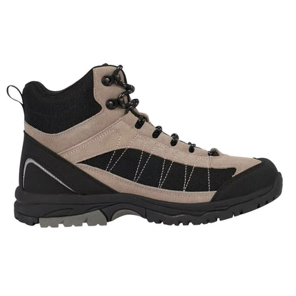 Black - Front - Trespass Mens Scarp Mid Cut Boots