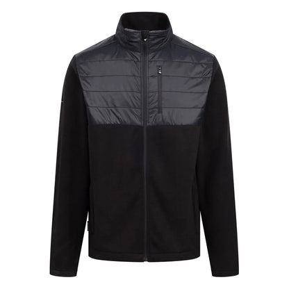 Black - Front - Trespass Mens Bob AT200 Hybrid Fleece