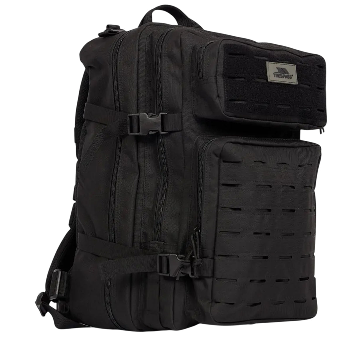 Black - Side - Trespass Tactara 45L Backpack