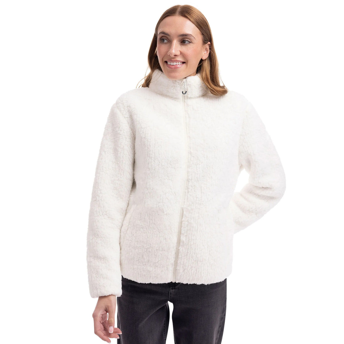 Ghost - Side - Trespass Womens-Ladies Feathery Fleece Jacket