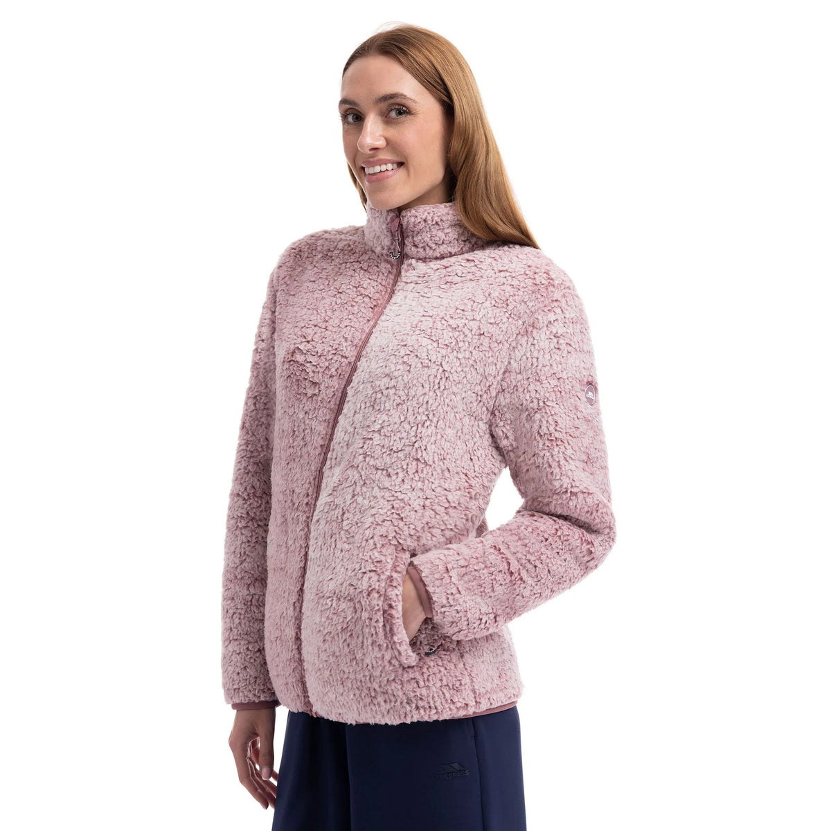 Rose - Lifestyle - Trespass Womens-Ladies Feathery Fleece Jacket