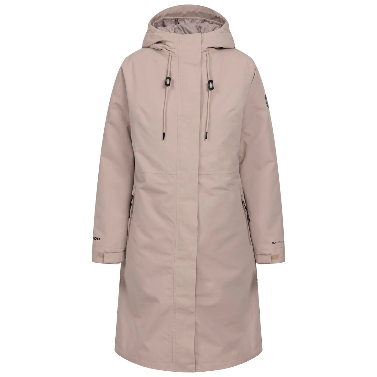 Sand - Side - Trespass Womens-Ladies Allegra DLX 3 in 1 Waterproof Jacket