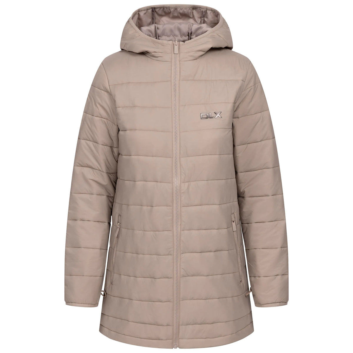 Sand - Pack Shot - Trespass Womens-Ladies Allegra DLX 3 in 1 Waterproof Jacket