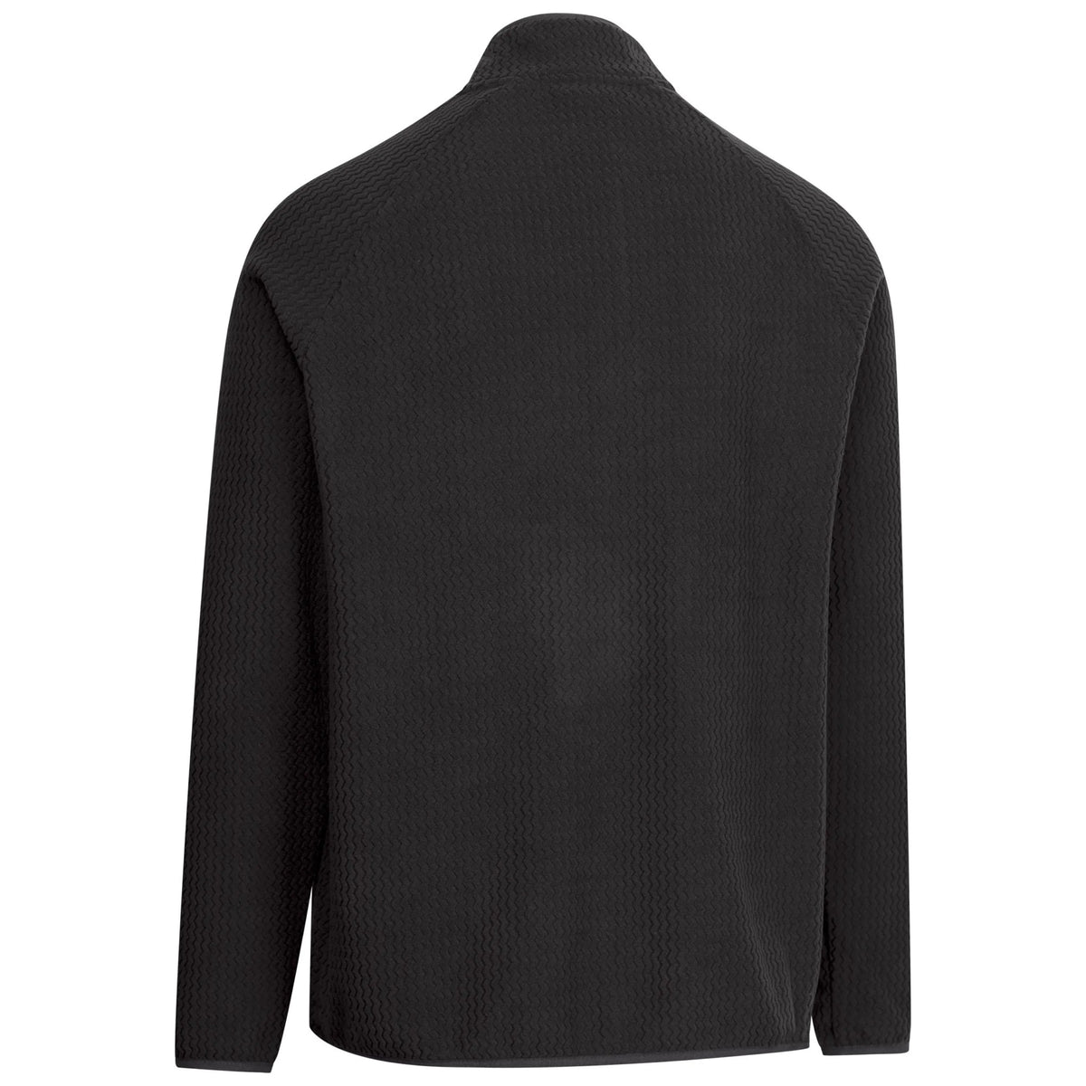 Charcoal - Back - Trespass Mens Harry Half Zip Fleece