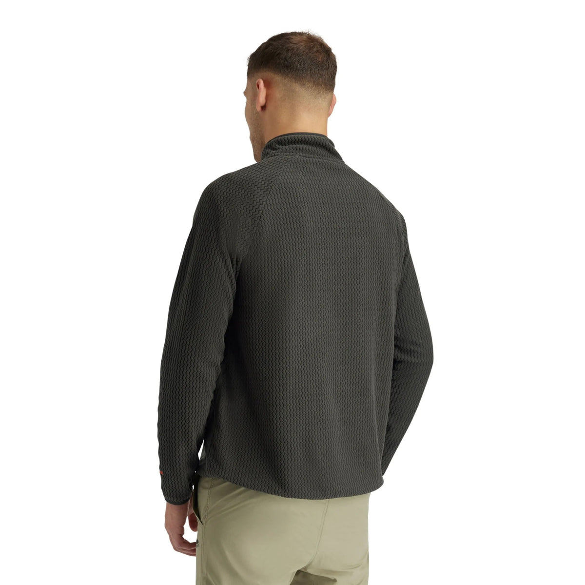Charcoal - Lifestyle - Trespass Mens Harry Half Zip Fleece