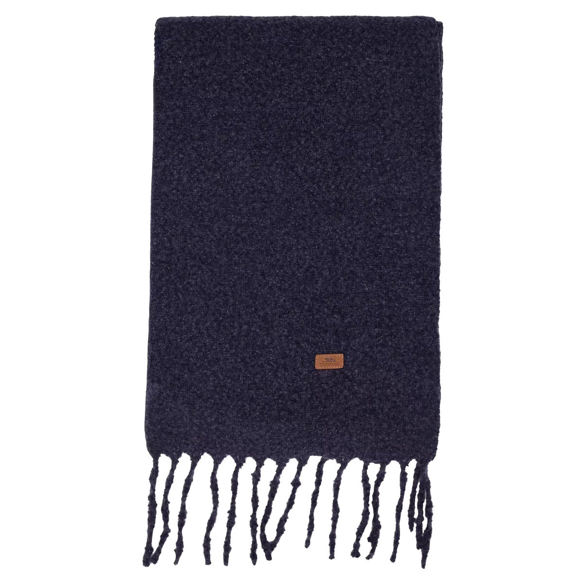 Dark Violet - Front - Trespass Frostine Tassel Trim Scarf