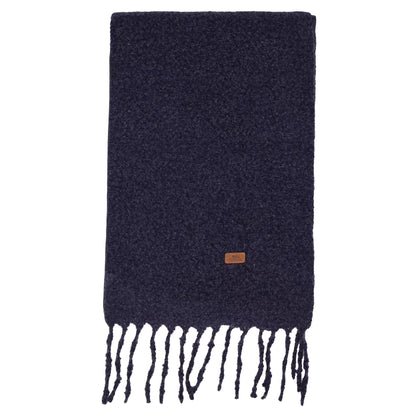 Dark Violet - Front - Trespass Frostine Tassel Trim Scarf