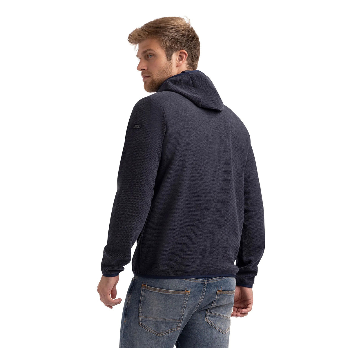 Indigo Tone - Pack Shot - Trespass Mens Brian AT200 Full Zip Fleece Jacket