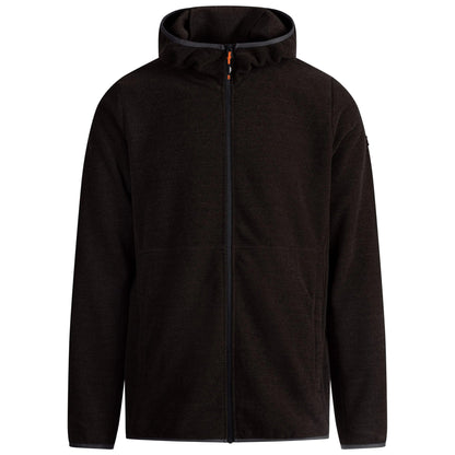 Charcoal - Front - Trespass Mens Brian AT200 Full Zip Fleece Jacket