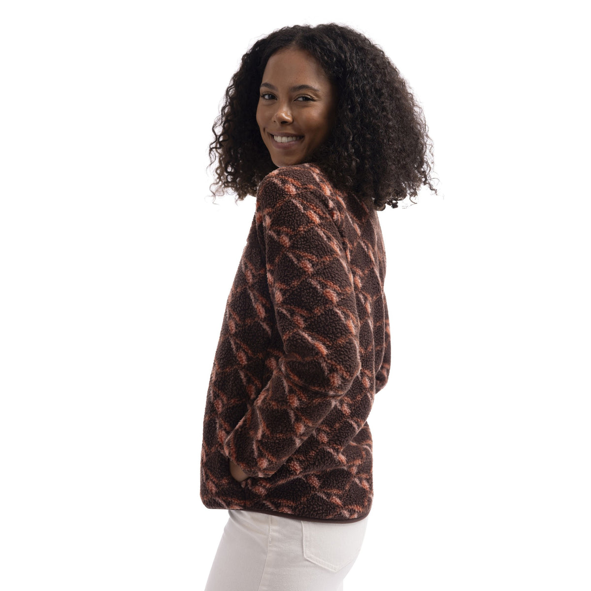 Mocha - Lifestyle - Trespass Womens-Ladies Jessie AT300 Fleece Jacket