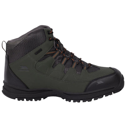 Dark Green - Front - Trespass Mens Finley Hiking Boots