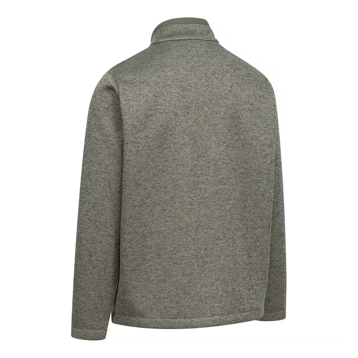 Moss Marl - Back - Trespass Mens Boyle DLX Fleece Jacket
