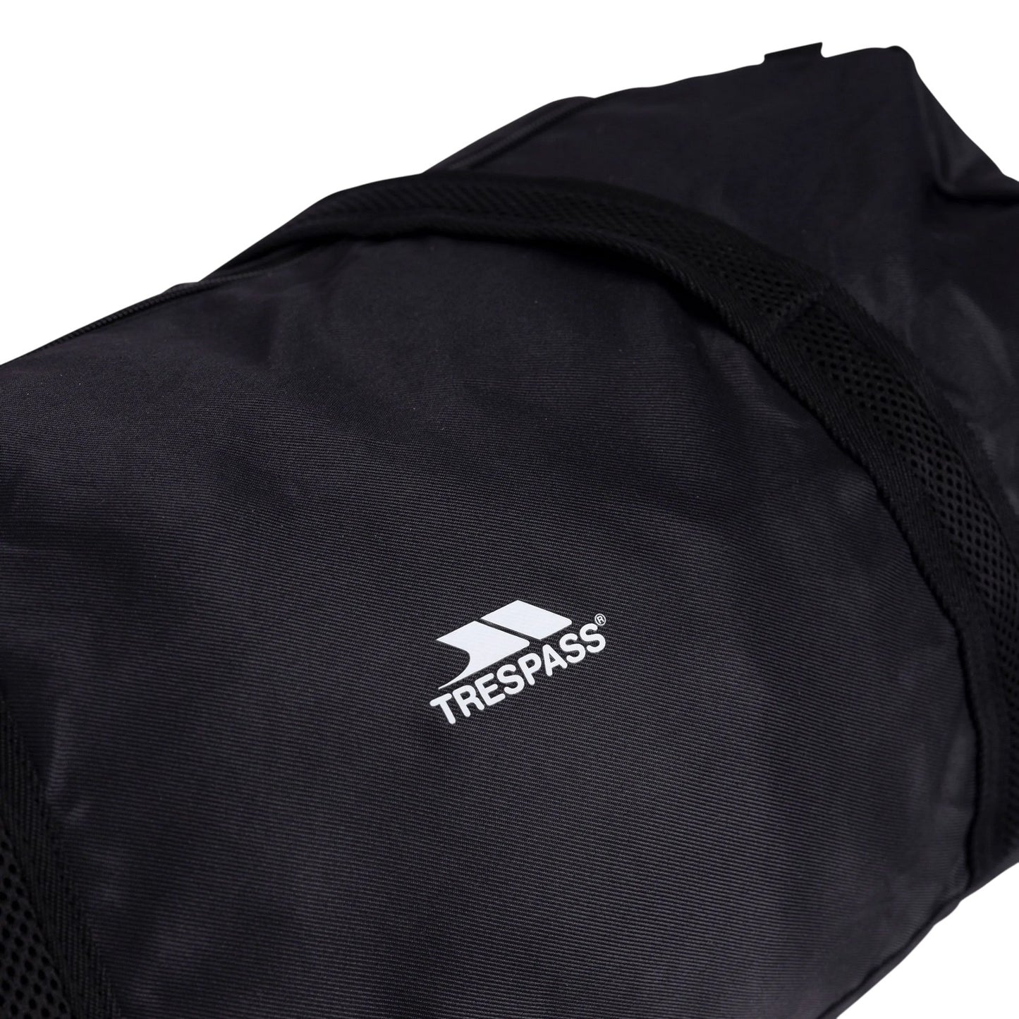 Black - Side - Trespass Tuckit Packaway 40L Duffle Bag