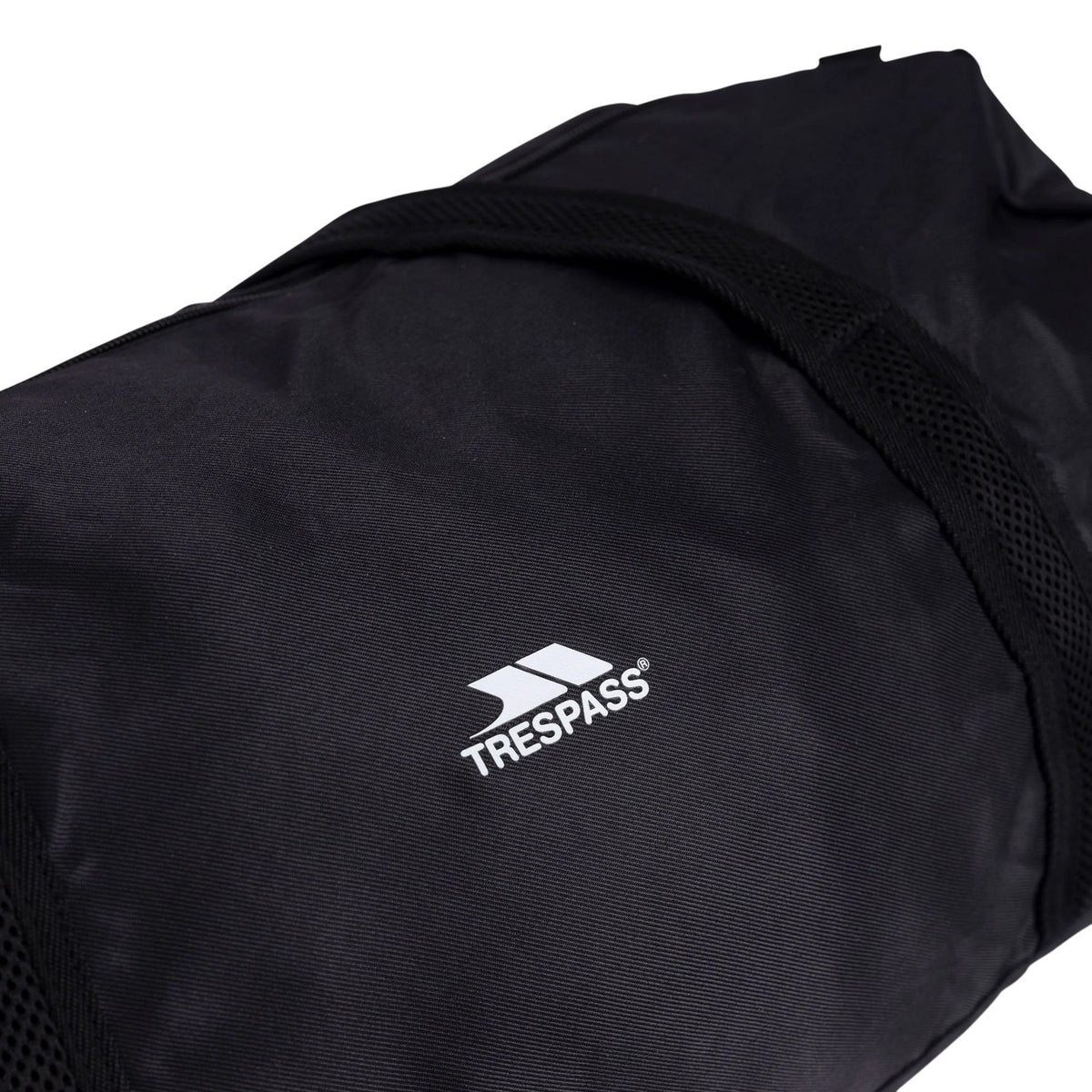 Black - Side - Trespass Tuckit Packaway 40L Duffle Bag