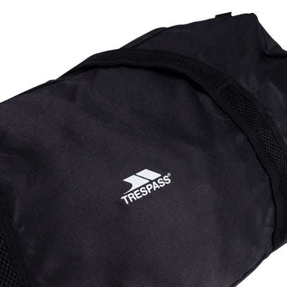 Black - Side - Trespass Tuckit Packaway 40L Duffle Bag