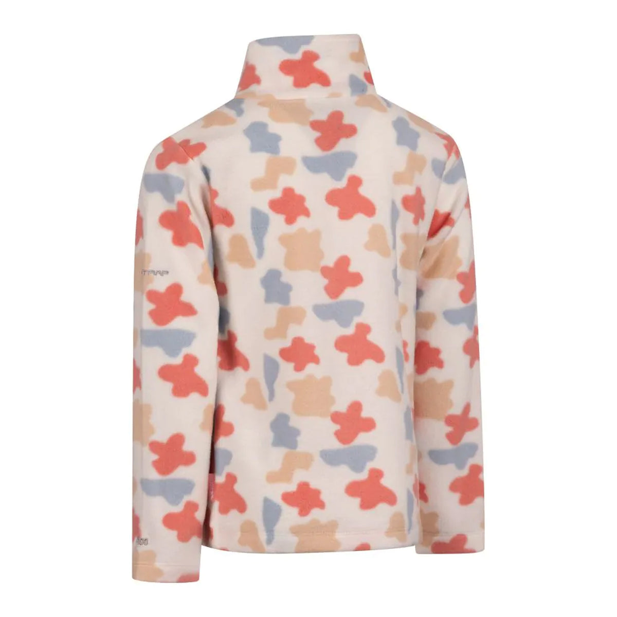 White - Back - Trespass Childrens-Kids Allendale Abstract AT200 Fleece Top