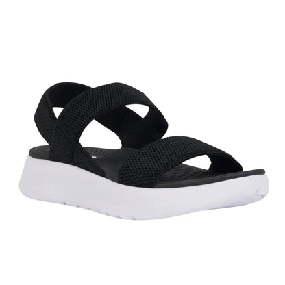 Black - Side - Trespass Womens-Ladies Sydney Sandals