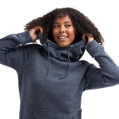 Stone Blue - Side - Trespass Womens-Ladies Sabina Pullover Hoodie