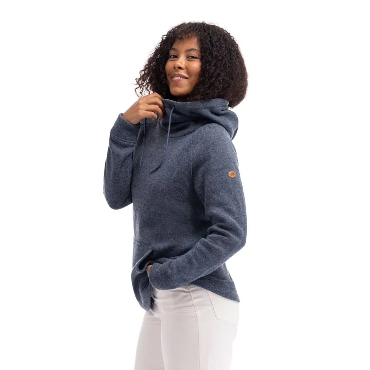 Stone Blue - Pack Shot - Trespass Womens-Ladies Sabina Pullover Hoodie
