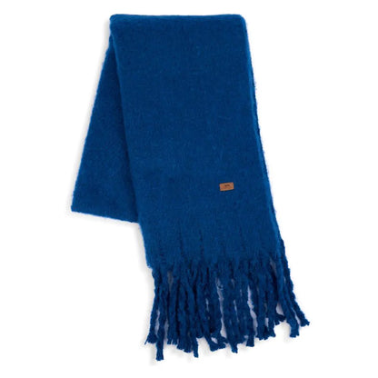 Blue - Back - Trespass Womens-Ladies Beverly Plain Scarf