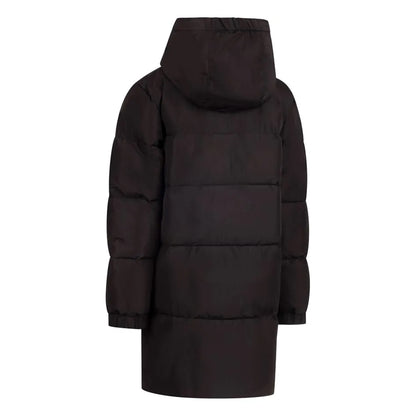 Black - Back - Trespass Childrens-Kids Northridge Long Length Padded Jacket