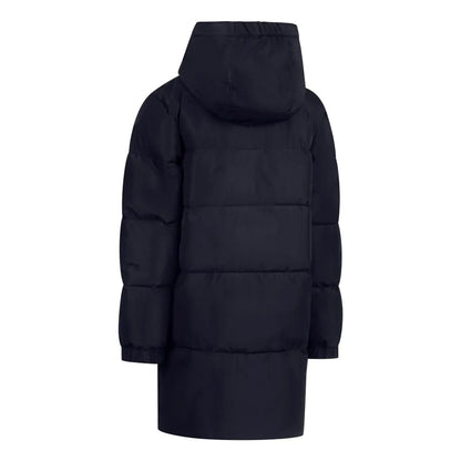 Navy - Back - Trespass Childrens-Kids Northridge Long Length Padded Jacket