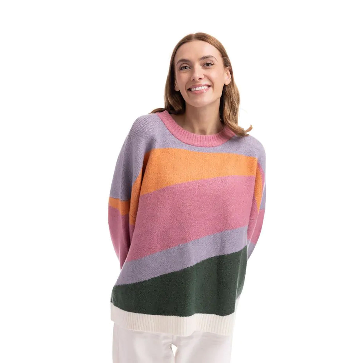 Multicoloured - Side - Trespass Womens-Ladies Bethanne Sweater Top