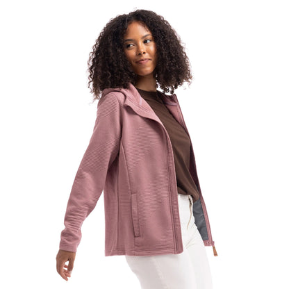 Rose Faded - Pack Shot - Trespass Womens-Ladies Julane Full Zip Hoodie
