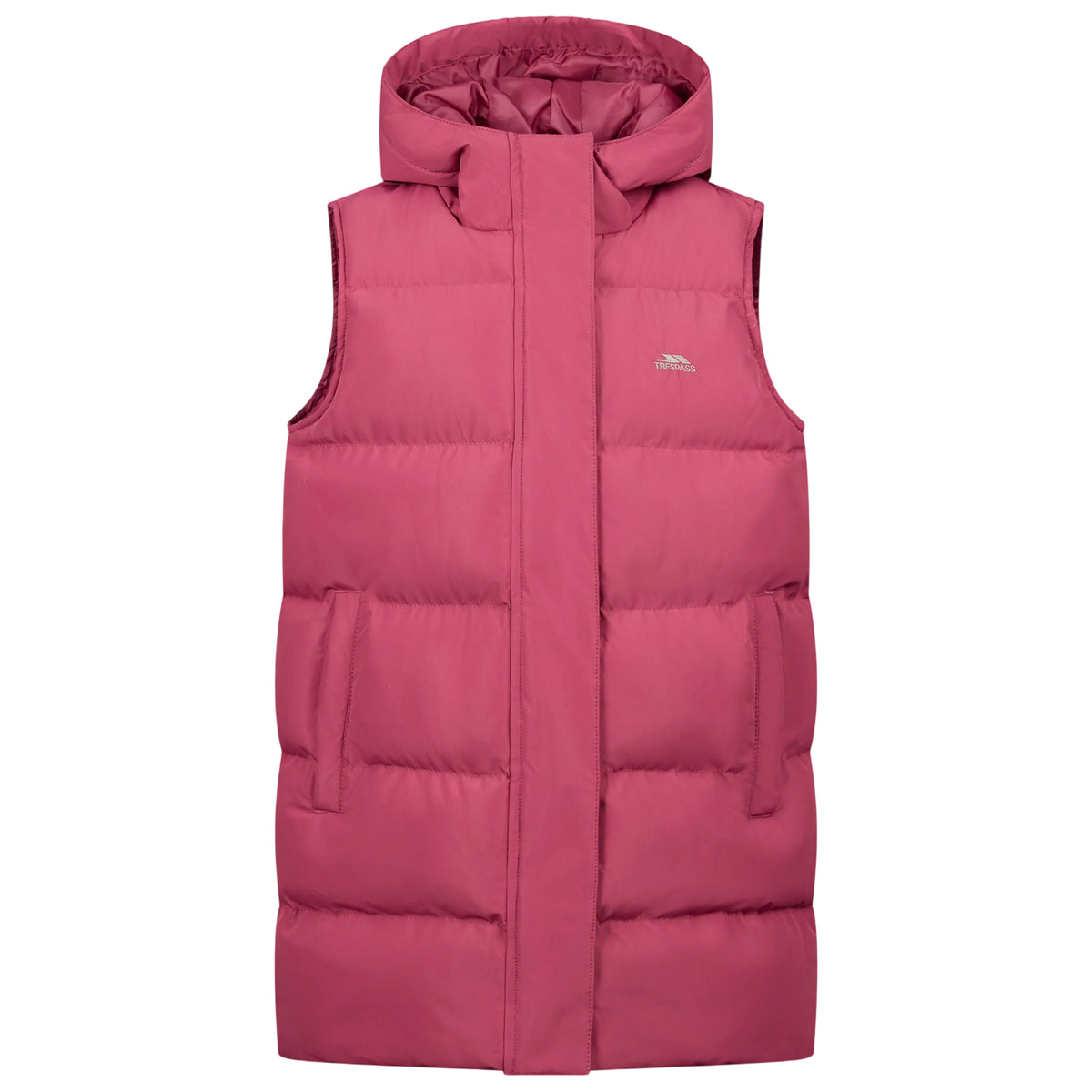 Rose Blush - Front - Trespass Girls Moyra Gilet
