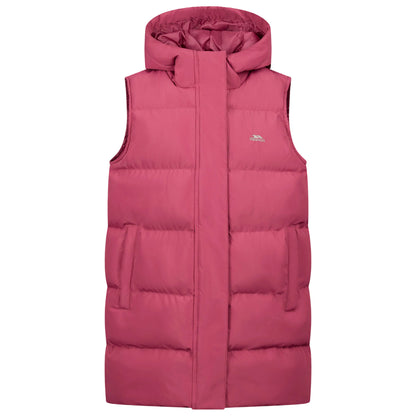 Rose Blush - Front - Trespass Girls Moyra Gilet