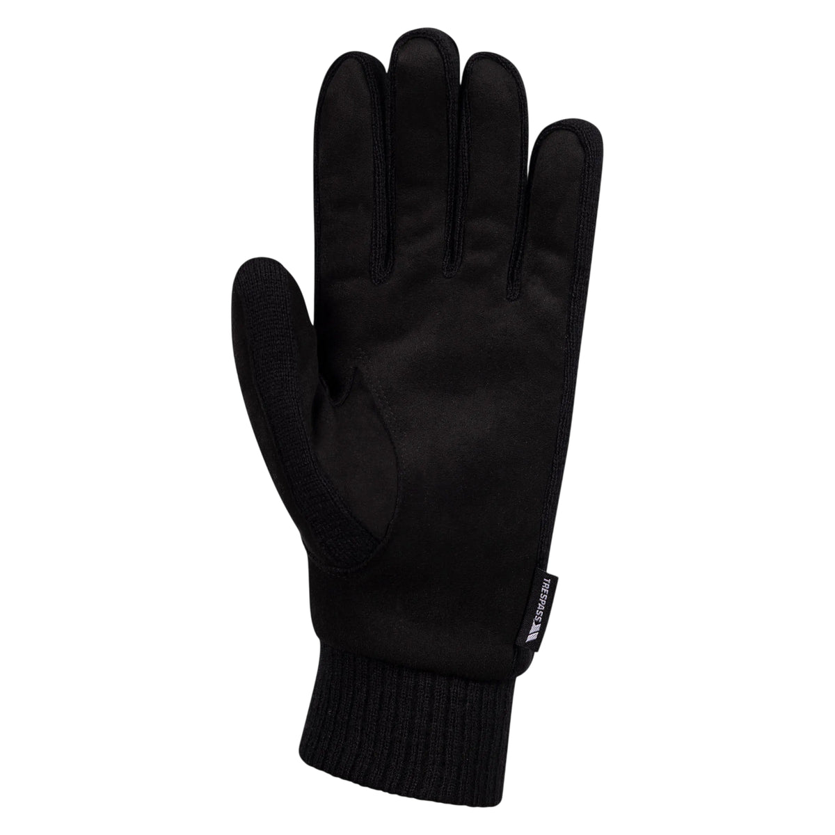 Black - Back - Trespass Mens Montague Gloves