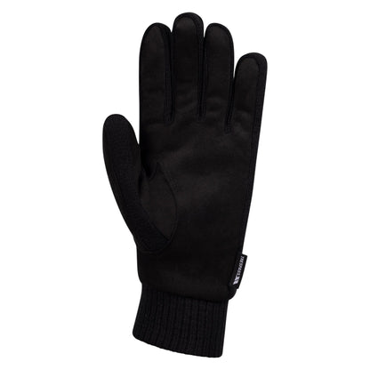 Black - Back - Trespass Mens Montague Gloves
