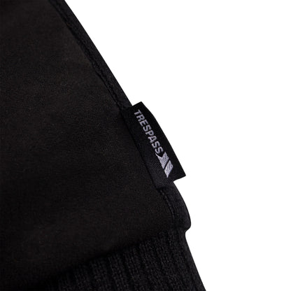 Black - Lifestyle - Trespass Mens Montague Gloves