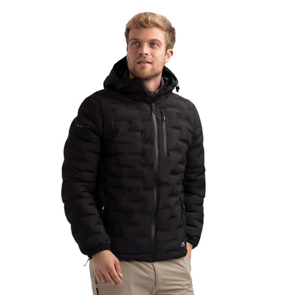 Black - Lifestyle - Trespass Mens Jaymes Waterproof Jacket