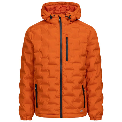 Spice Orange - Front - Trespass Mens Jaymes Waterproof Jacket