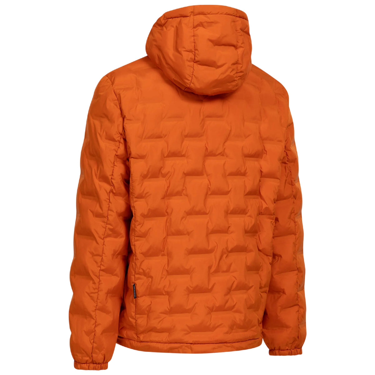 Spice Orange - Back - Trespass Mens Jaymes Waterproof Jacket