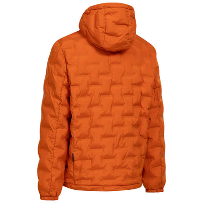 Spice Orange - Back - Trespass Mens Jaymes Waterproof Jacket