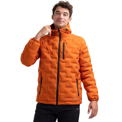 Spice Orange - Side - Trespass Mens Jaymes Waterproof Jacket